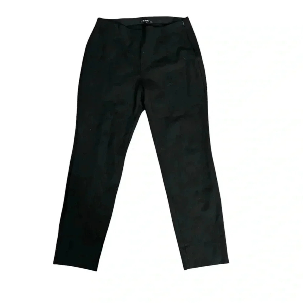 Quince Black Ponte Stretchy Pants Size XL